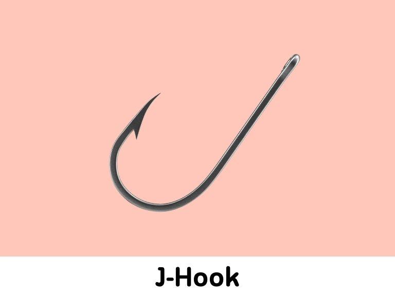 J-shaped hook